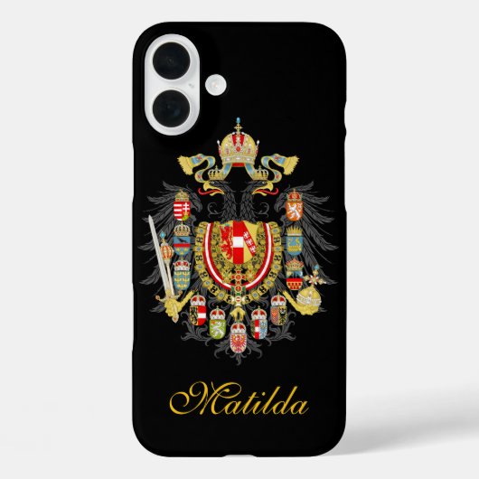 Gepersonaliseerde Oostenrijks-Hongaarse Rijk Case-Mate iPhone Case (Achterkant)