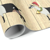 Gepersonaliseerde Oostenrijkse kerstalpiene melkge Cadeaupapier (Rol Hoek)