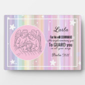 Gepersonaliseerde op geloof gebaseerde plaque voor fotoplaat (voorkant)