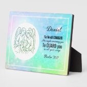 Gepersonaliseerde op geloof gebaseerde psalm Kinde Fotoplaat (Zijkant)