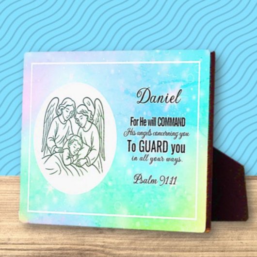 Gepersonaliseerde op geloof gebaseerde psalm Kinde Fotoplaat