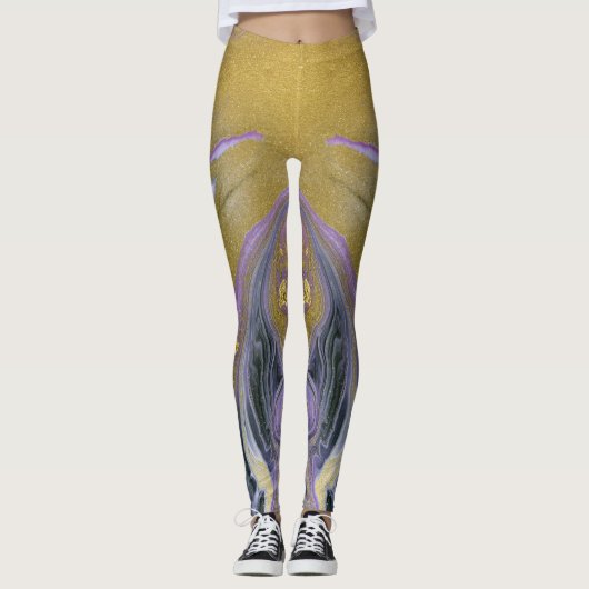 Gepersonaliseerde op maat gemaakte Leggings (Voorkant)