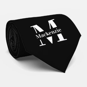 Gepersonaliseerde op maat gemaakte monogrammen stropdas