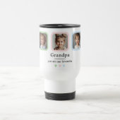 Gepersonaliseerde opa | Aangepast fotocadeau Reisbeker (Center)