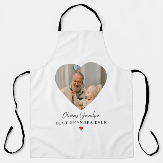 Gepersonaliseerde opa | Beste opa ooit cadeau Schort (Voorkant)