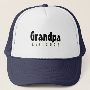 Gepersonaliseerde opa EST 2023 Trucker Pet