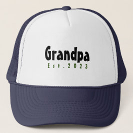 Gepersonaliseerde opa EST 2023 Trucker Pet