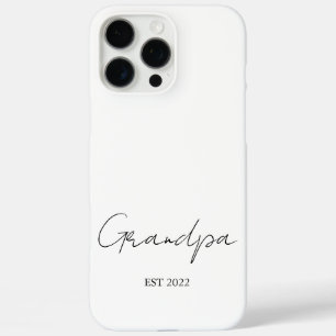 Gepersonaliseerde "Opa Est. [Jaar]" - iPhone 16 Pro Max Hoesje