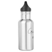 Gepersonaliseerde "Opa Est. [Year]" Waterfles (Links)