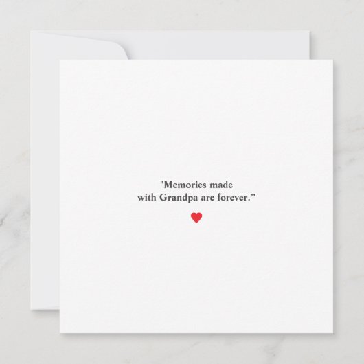 Gepersonaliseerde opa foto | Beste opa ooit (Achterkant)