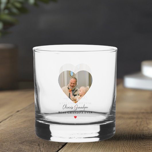Gepersonaliseerde opa foto | Beste opa ooit Whisky Glas