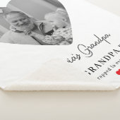 Gepersonaliseerde Opa Fotocadeau Sherpa Deken (3/4)