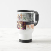 Gepersonaliseerde Opa Fotocollage Krijtbord Reisbeker (Voorkant rechts)