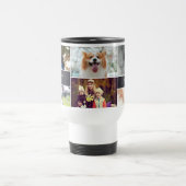 Gepersonaliseerde Opa Fotocollage Krijtbord Reisbeker (Center)