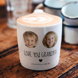 Gepersonaliseerde opa Gift | Aangepast kleinkind g Espresso Kop<br><div class="desc">Verras opa met een uniek cadeau! Deze gepersonaliseerde espresso-mok toont het schattige gezicht van zijn geliefde kleinkind en creëert een hartverwarmende herinnering voor koffie- of theetijd. Perfect voor Vaderdag, verjaardagen of gewoon omdat deze aangepaste mok bij elke slok een lach op zijn gezicht zal toveren. Upload eenvoudig een favoriete foto...</div>