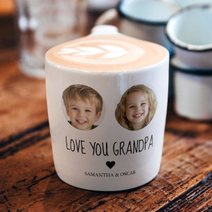 Gepersonaliseerde opa Gift   Aangepast kleinkind g Espresso Kop