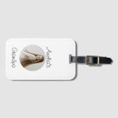 Gepersonaliseerde opa Gift – kleinkind gezicht - Bagagelabel (Voorkant (horizontaal))