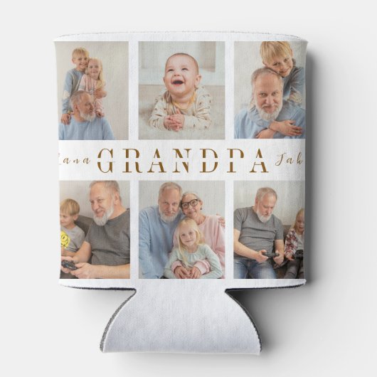 Gepersonaliseerde opa Koelbox Blikjeskoeler (Achterkant)