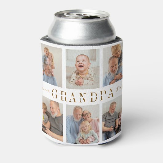 Gepersonaliseerde opa Koelbox Blikjeskoeler (Blikje Achterkant)