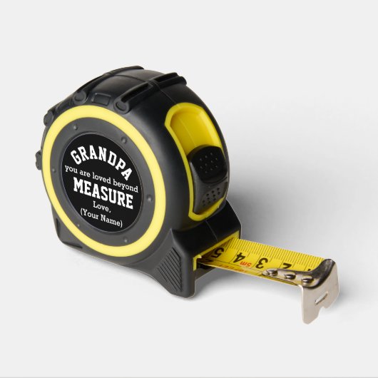 Gepersonaliseerde Opa Papa Vaderdag Gift Rolmaat (Hoek)