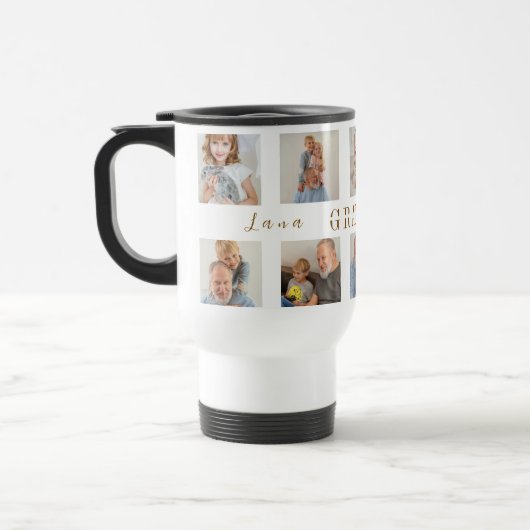 Gepersonaliseerde opa Travel Mug Reisbeker (Links)