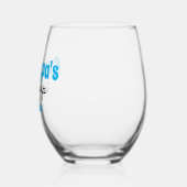 Gepersonaliseerde Opa's Sippy Cup Wijnglas Zonder Voet (Links)