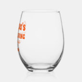 Gepersonaliseerde Opa's Thanksgiving Sippy Cup Wijnglas Zonder Voet (Links)