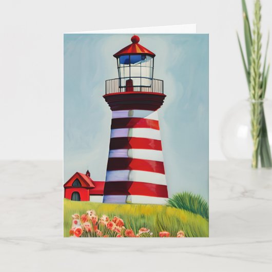 Gepersonaliseerde opa's verjaardag | Nautisch them Kaart (Voorkant)