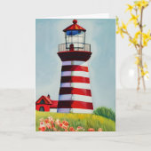 Gepersonaliseerde opa's verjaardag | Nautisch them Kaart (Gele Bloem)