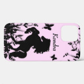 Gepersonaliseerde opfokkerij Zwarte Stallion / Paa Case-Mate iPhone Case (Achterkant (horizontaal))