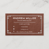 Gepersonaliseerde oprichter Contactgegevens Kaarte Visitekaartje (Voorkant)