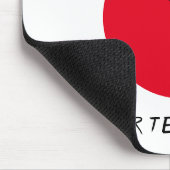 Gepersonaliseerde opstand in de strandsport karate muismat (Hoek)