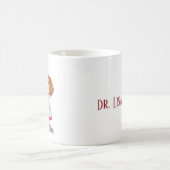 Gepersonaliseerde optometrist en geïllustreerde ve koffiemok (Center)