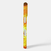 Gepersonaliseerde Oranje Fire Sturdy Apple iPhone Case-Mate iPhone Case (Achterkant / Rechts)