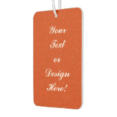 Gepersonaliseerde Oranje luchtverfrisser met textu (Links)