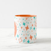 Gepersonaliseerde Oranje Mok met sterren (Center)