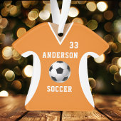 Gepersonaliseerde Oranje voetbaltrui Ornament