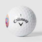 Gepersonaliseerde Orchidee Callaway Warbird golfba Golfballen (Logo)
