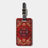 Gepersonaliseerde Oriental Rug Bagagelabel (Voorkant verticaal)
