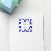 Gepersonaliseerde Orientale Bloem Dit boek behoort Zelfinktende Stempel