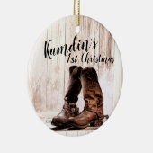 Gepersonaliseerde Ornament laarzen land rustiek we (Rechts)