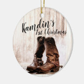 Gepersonaliseerde Ornament laarzen land rustiek we (Links)