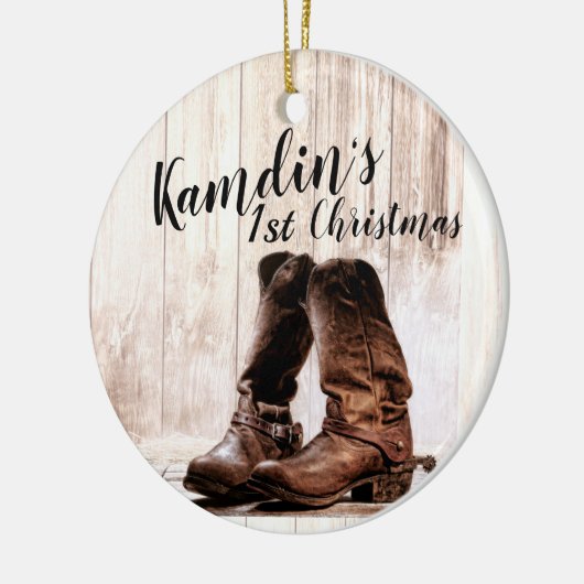 Gepersonaliseerde Ornament laarzen land rustiek we (Links)