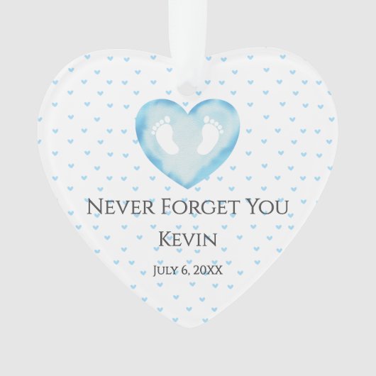 Gepersonaliseerde Ornament Memorial Keepsake (voorkant)