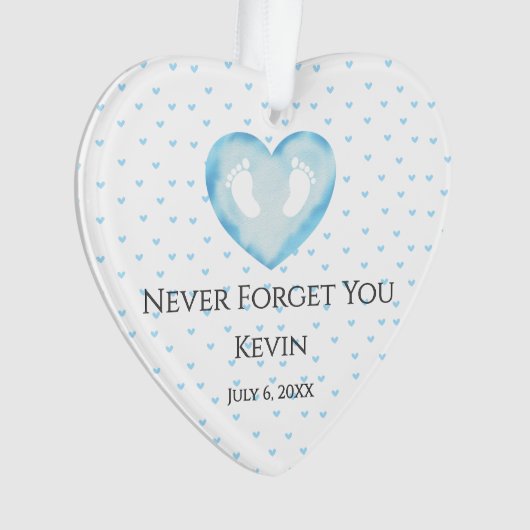 Gepersonaliseerde Ornament Memorial Keepsake (voorkant)