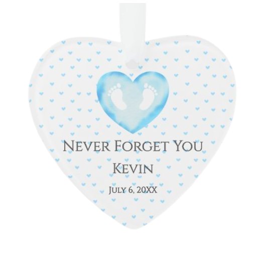 Gepersonaliseerde Ornament Memorial Keepsake