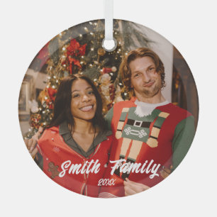 Gepersonaliseerde Ornamenten, Creëer uw eigen foto Glas Ornament