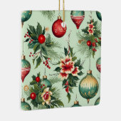Gepersonaliseerde  Ornamenten Floral Christmas (Rechts)
