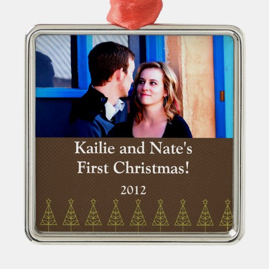 Gepersonaliseerde Ornamenten Overzicht Groen bos (Voorkant)