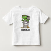 Gepersonaliseerde  Oscar de Grouch Scram Kinder Shirts (Voorkant)